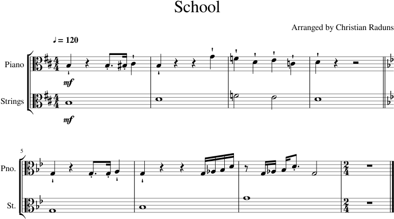School - Baldi's Basics Intro Music Clipart (850x1100), Png Download