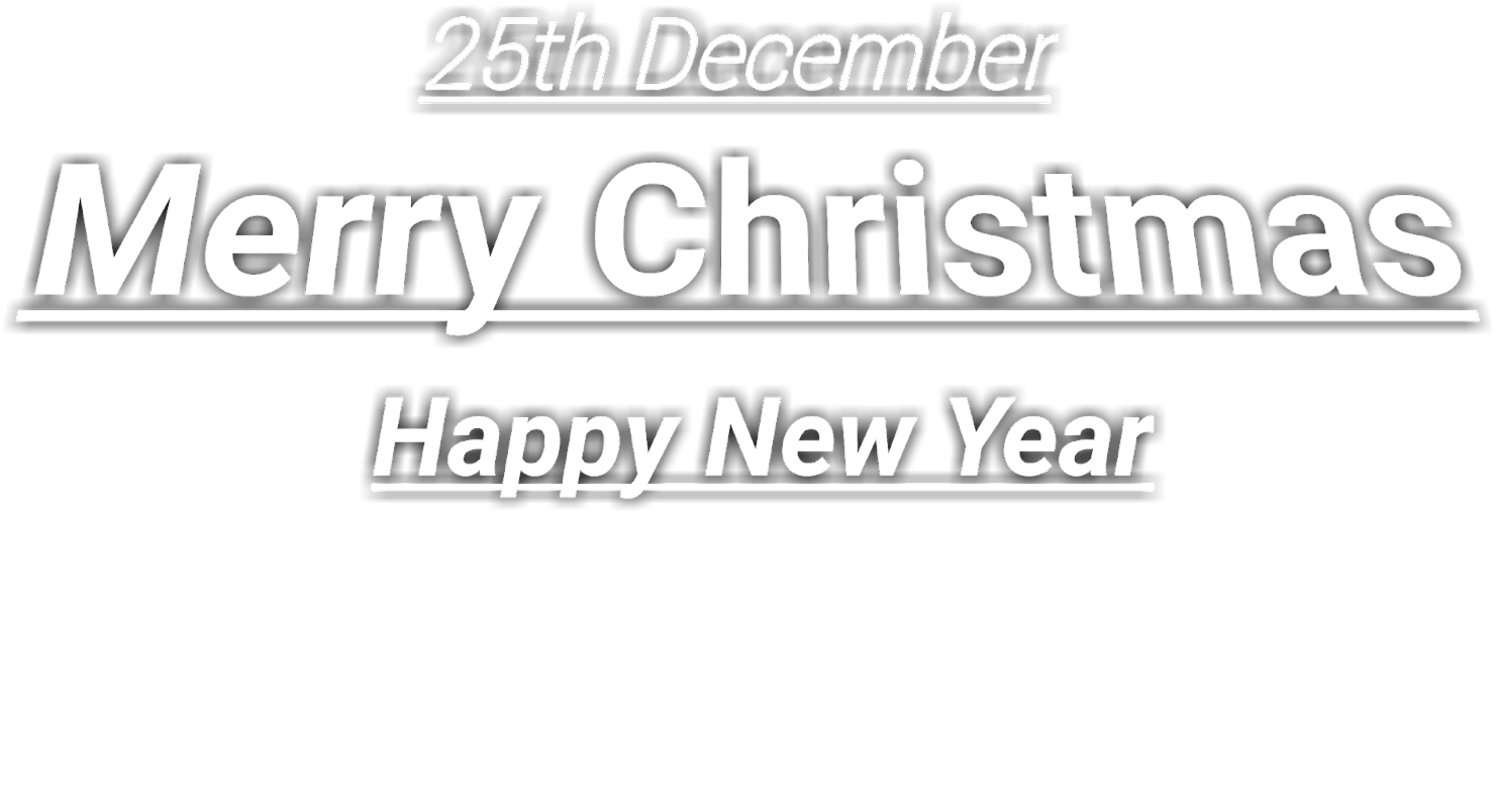 Merry Christmas Happy New Year Text Png, Merry Christmas - Calligraphy Clipart (1600x1065), Png Download