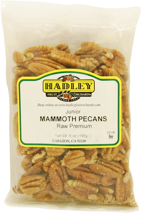 Mammoth Pecans, Raw - Hadley Fruit Orchards Clipart (700x700), Png Download