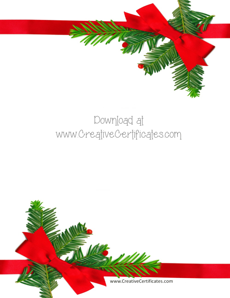 Christmas Background Png - Clip Art Christmas Border Transparent Png (791x1024), Png Download