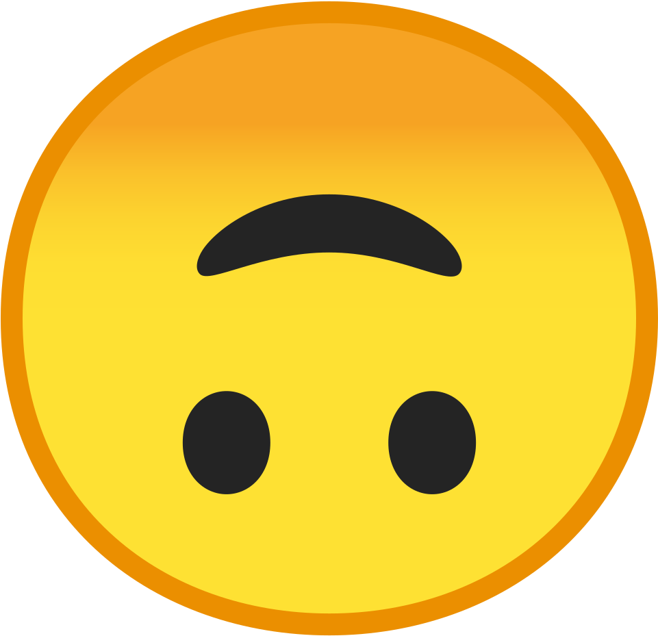 Download Svg Download Png - Upside Down Emoji Png Clipart (1024x1024), Png Download