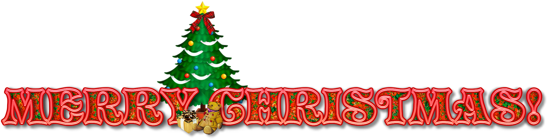 We Hope You Have A Fabulous Christmas Surrounded By - Christmas Email Signature Banner Clipart (1920x503), Png Download