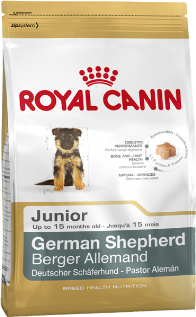 Royal Canin German Shepherd Junior Dog Food - Royal Canin Puppy Pug Food Clipart (650x650), Png Download