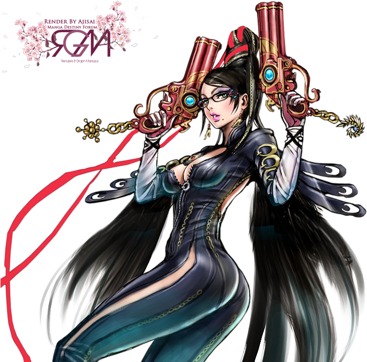 Clipart Free Bayonetta Transparent Long Hair - Png Download (719x710), Png Download