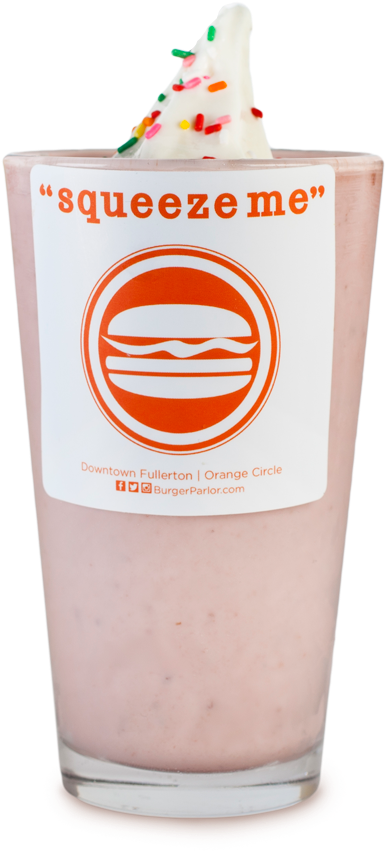 Vanilla - Burger Parlor Milkshakes Clipart (585x882), Png Download