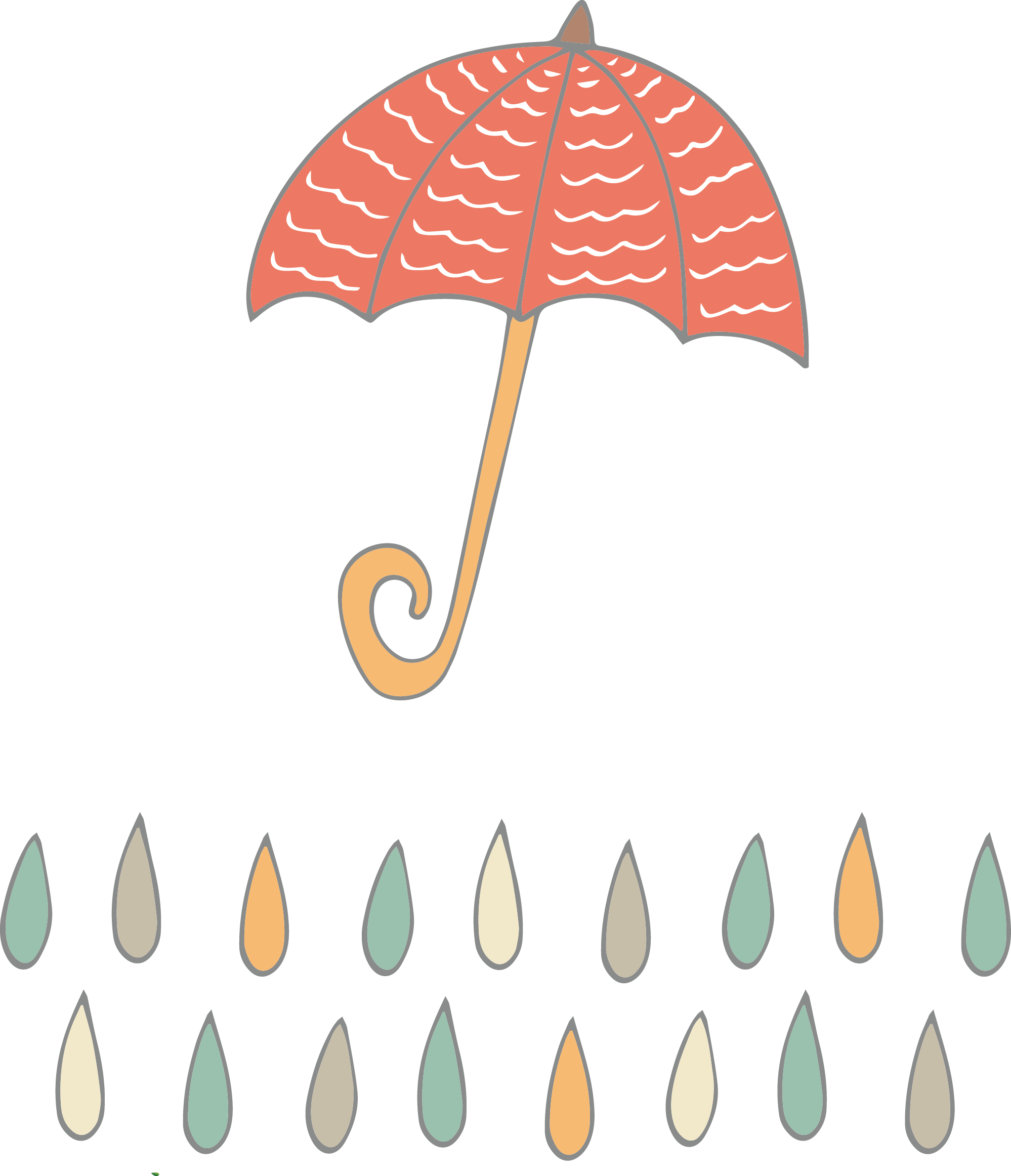 1998 X 2324 5 - Umbrella Clipart (1998x2324), Png Download