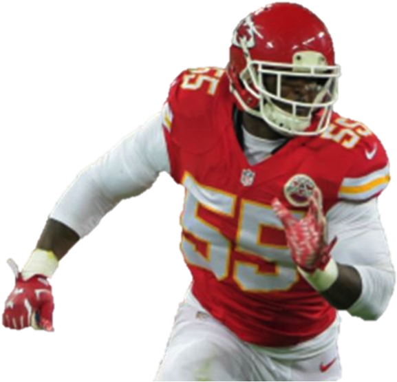 Dee Ford - Sprint Football Clipart (637x580), Png Download