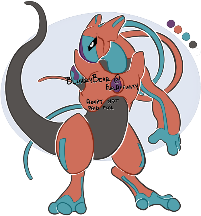 Deoxys , Png Download - Cartoon Clipart (701x751), Png Download