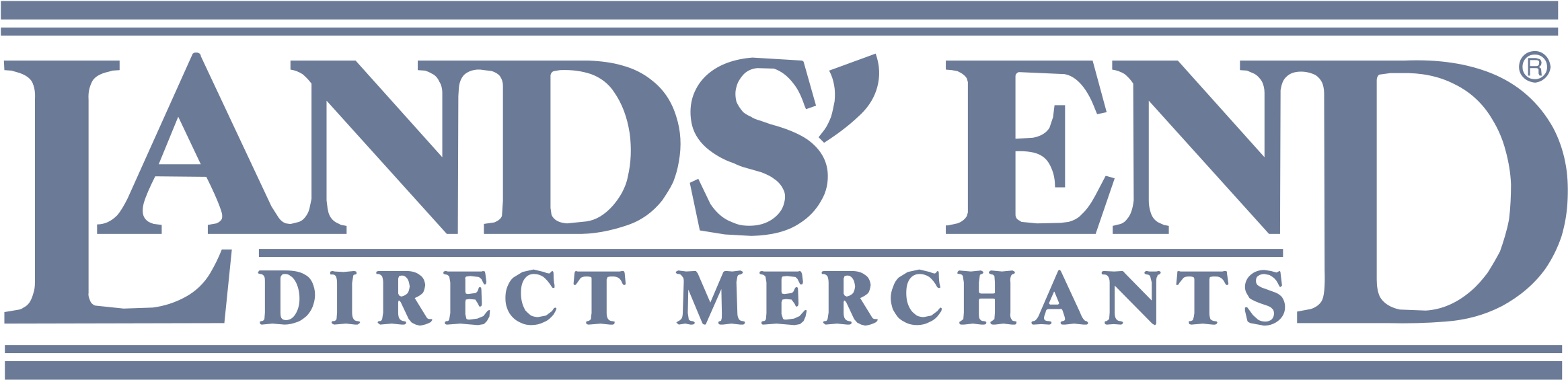Lands' End Logo Png Transparent - Lands End Clipart (2400x2400), Png Download