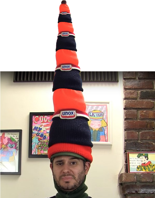 Image Library Stock Beanie Transparent H3h3 - Beanie Tower Clipart (600x792), Png Download