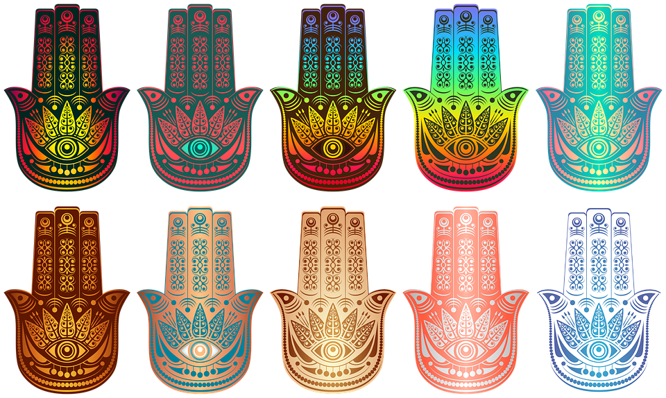 Evil Eye, Protection, Charm, Colorful - Evil Eye Protection Clipart (960x574), Png Download