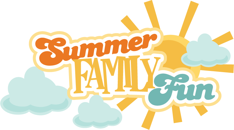 Summer Family Fun Svg Scrapbook Title Summer Svg Files - Family Summer Fun Clipart - Png Download (787x438), Png Download