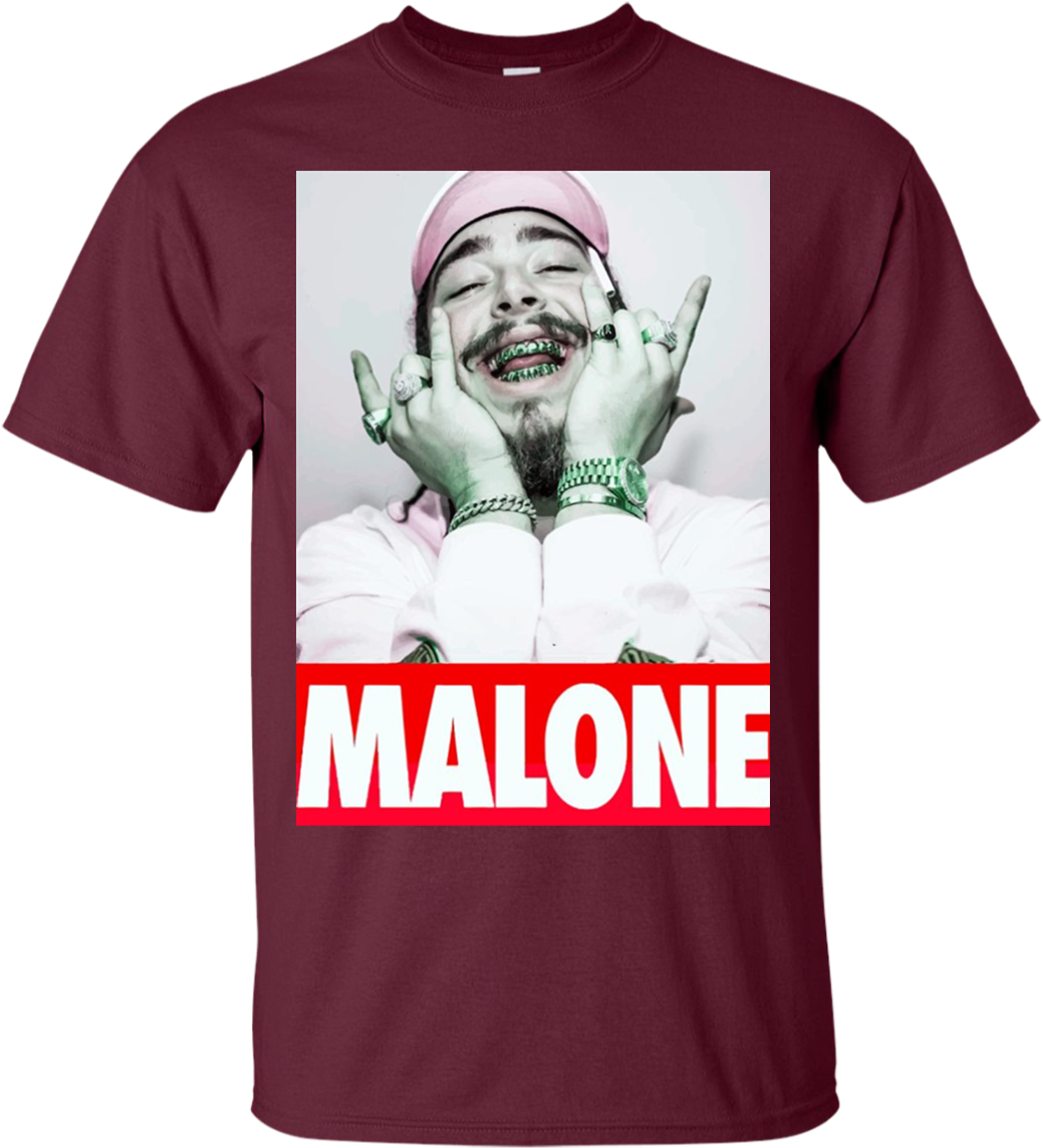 Post Malone Stoney Zip - Post Malone Iced Out Clipart (1155x1155), Png Download