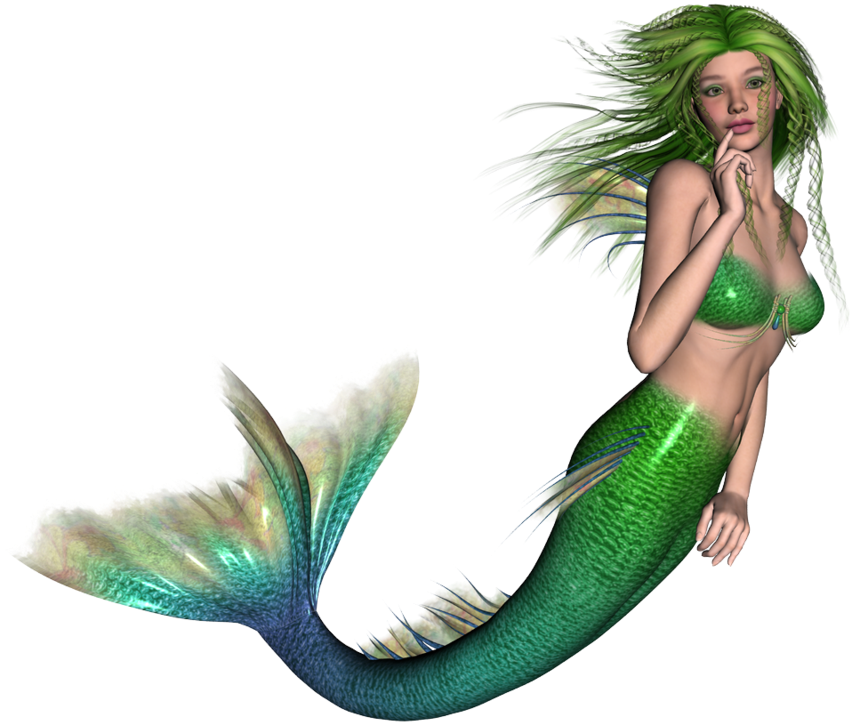 Png Mermaid Transparent Images - Mermaid Png Clipart (900x804), Png Download