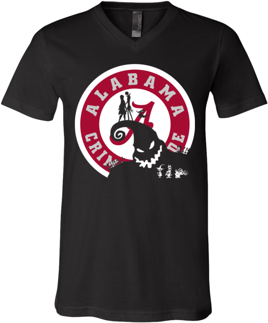 Jack Skellington And Sally Alabama Halloween Shirt - Scott Frost Nebraska Shirt Clipart (1155x1155), Png Download