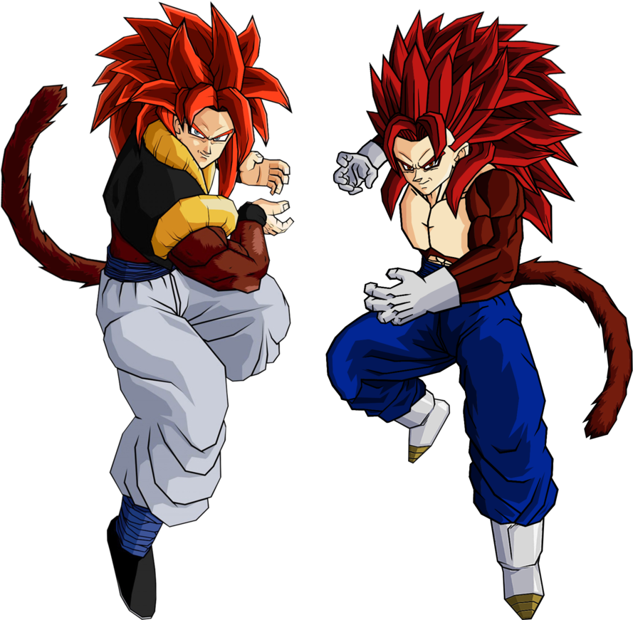 Dragon Ball Z Wallpapers Gogeta Super Saiyan - Dragon Ball Vegetto Ssj4 Clipart (889x871), Png Download