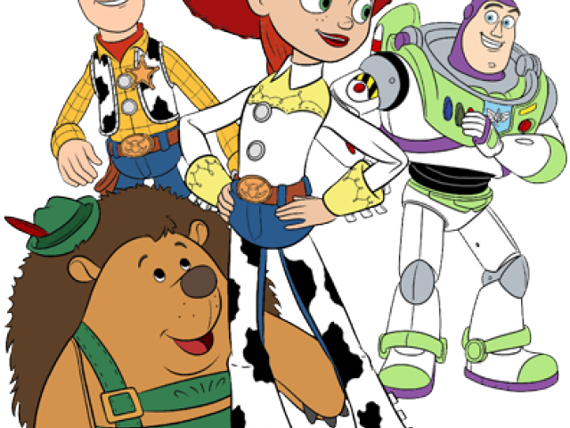Toy Story Clipart Woody - Cartoon - Png Download (640x480), Png Download