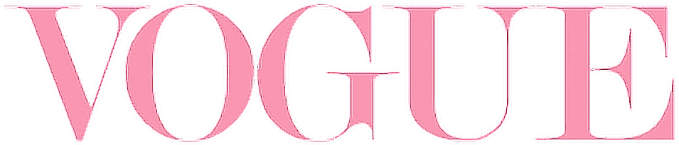 Vogue Tumblr Quotes & Sayings Ftestickers Pink - Pink Vogue Logo Transparent Clipart (1000x400), Png Download
