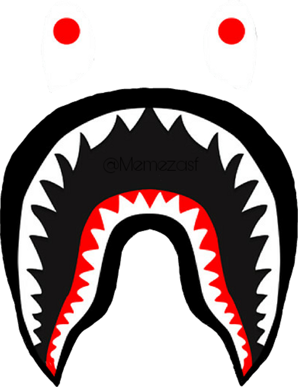 Bape Sticker - Bape Shark Wallpaper Hd Clipart (1024x1328), Png Download