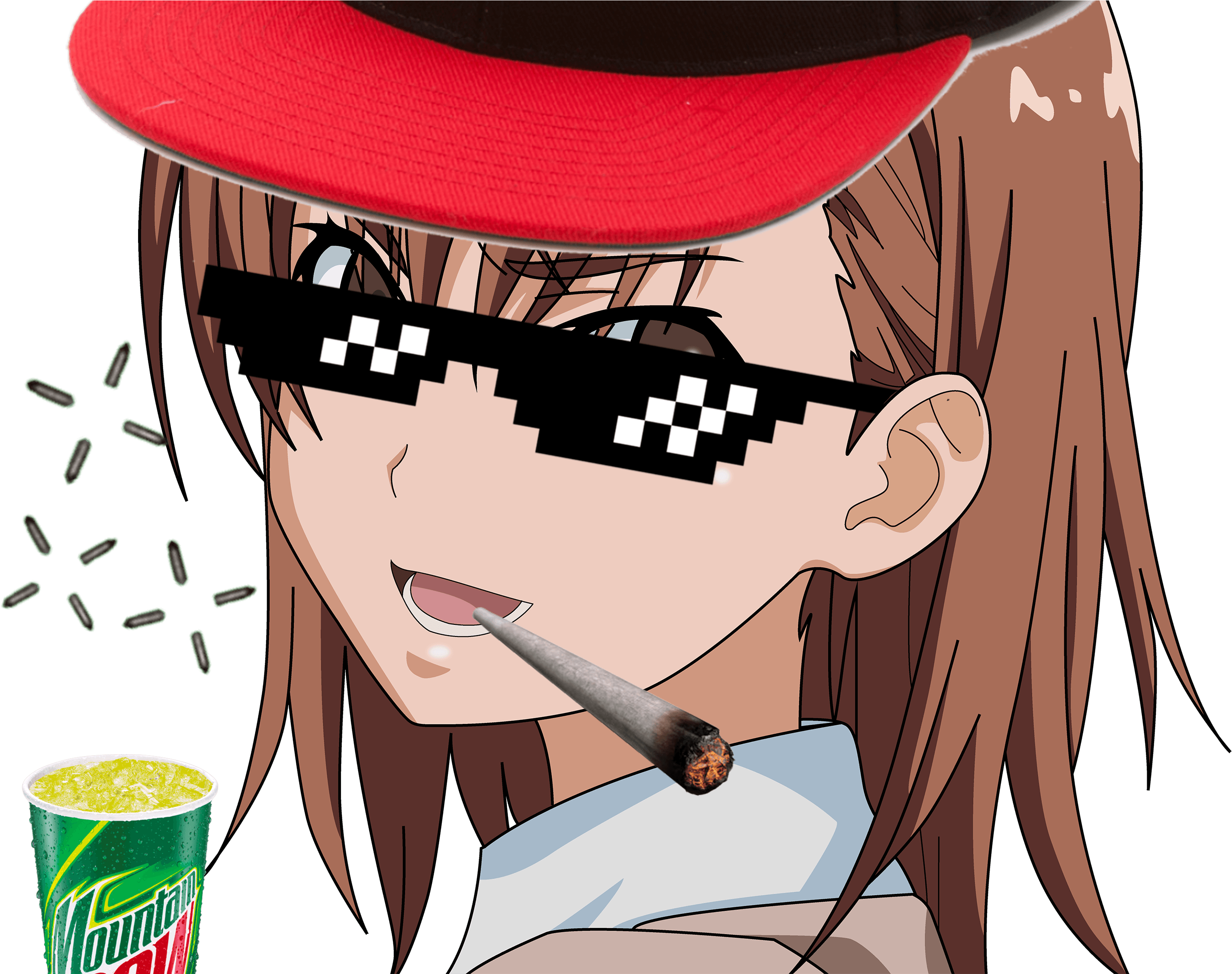 Mlg Mikoto Misaka - Misaka Mikoto Mlg Clipart (2940x2250), Png Download