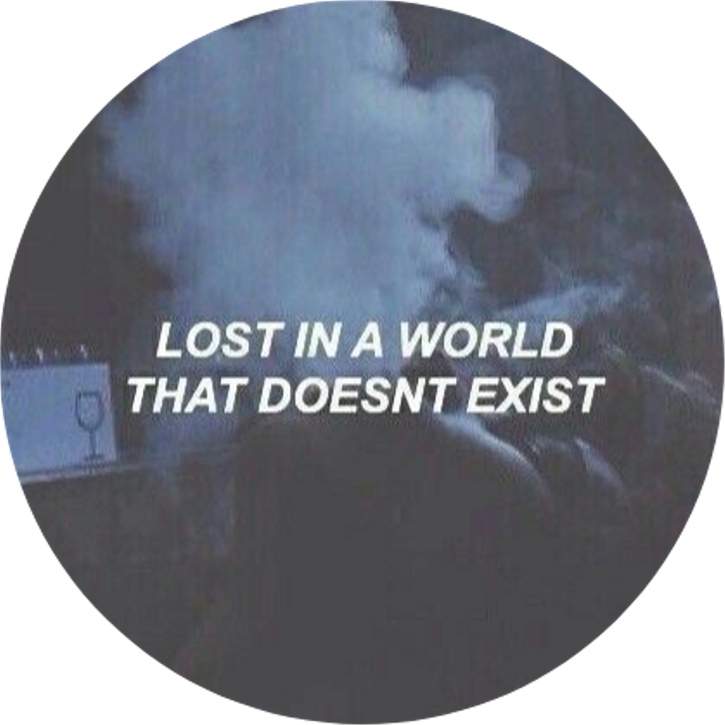 Tumblr Aesthetic Quote Quotes Blue - Aesthetic Transparent Blue Tumblr Pngs Clipart (1024x1024), Png Download