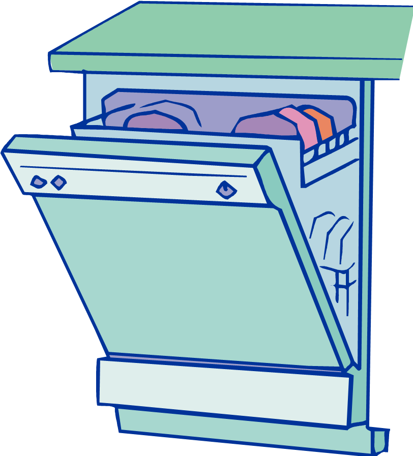 A Useless Chunk Of Shit - Dishwasher Clipart Png Transparent Png (812x897), Png Download