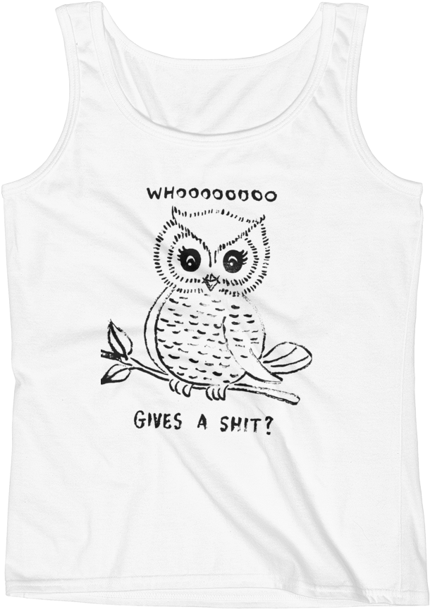 Who Gives A Shit Tank Top By Billy Lilly - Active Tank Clipart (1000x1000), Png Download