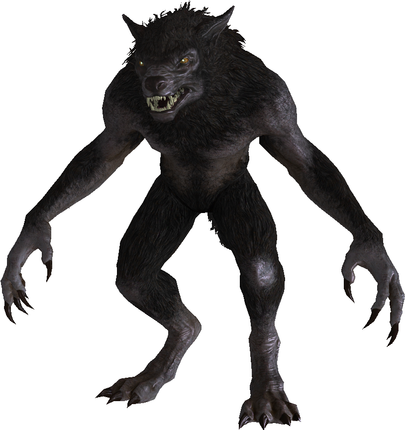 Werewolf - Skyrim Werewolf Costume Clipart (844x916), Png Download
