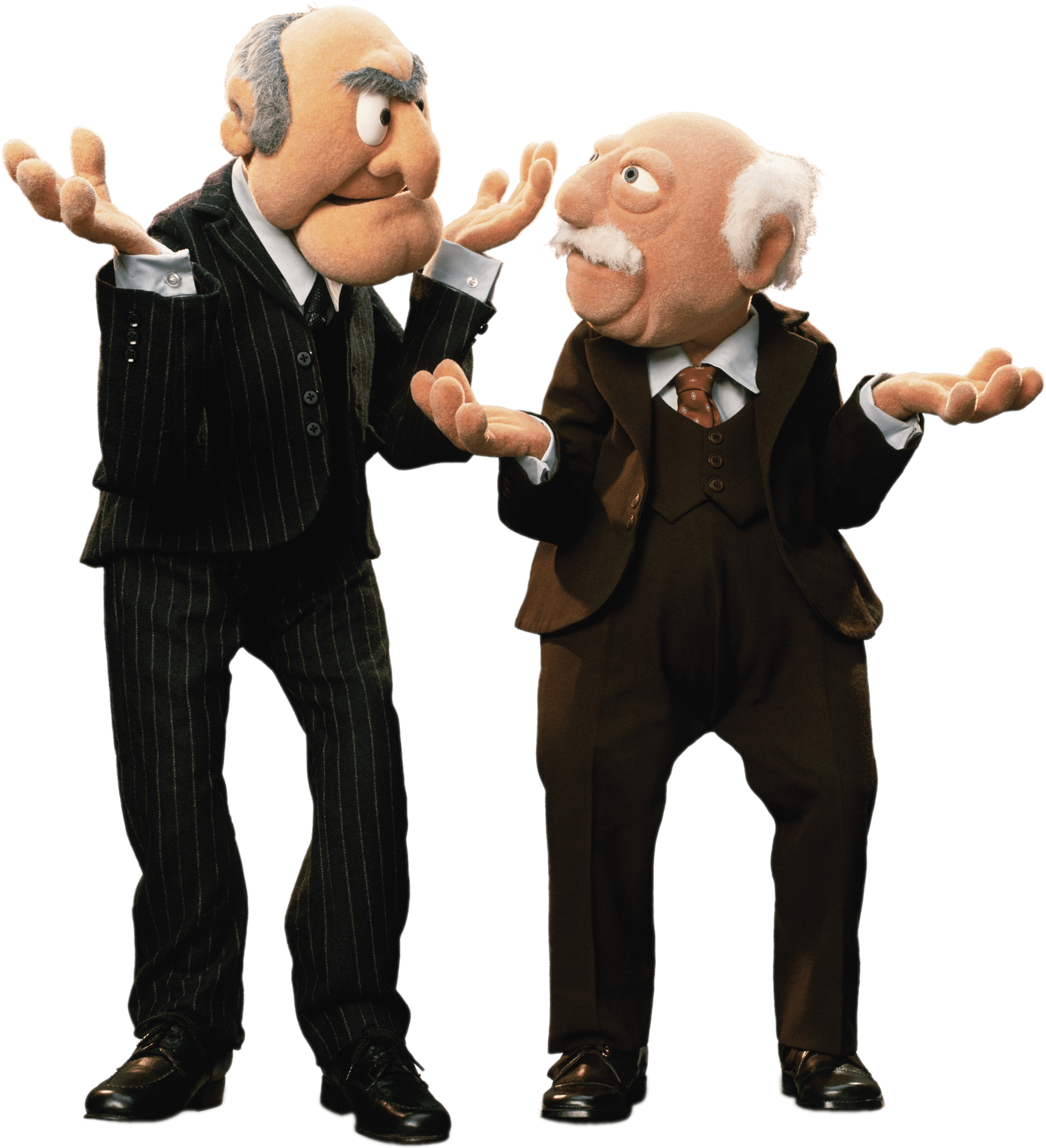 Download - Statler And Waldorf Clipart (2665x2922), Png Download