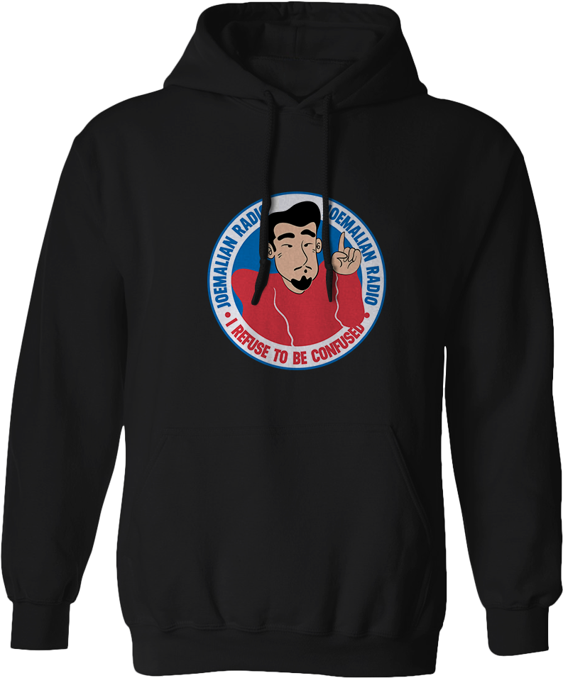 I Refuse To Be Confused Hooded Sweatshirt - Juice Wrld Druggerfly Hoodie Clipart (1000x1000), Png Download