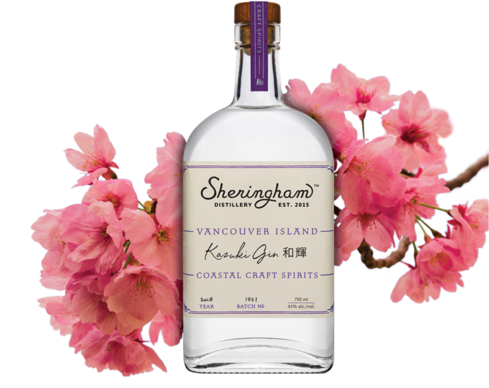 Kazuki Gin Sheringham Distillery - Glass Bottle Clipart (750x699), Png Download