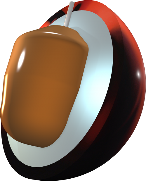 Outer Shell Of The Ball - Track Heat Xtreme Clipart (500x619), Png Download