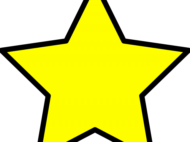 Yellow Star - Yellow Star Clipart - Png Download (640x480), Png Download