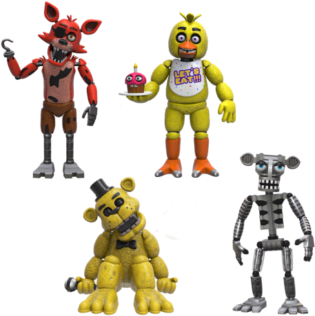 Five Nights At Freddy's 1 Figures Clipart (560x560), Png Download