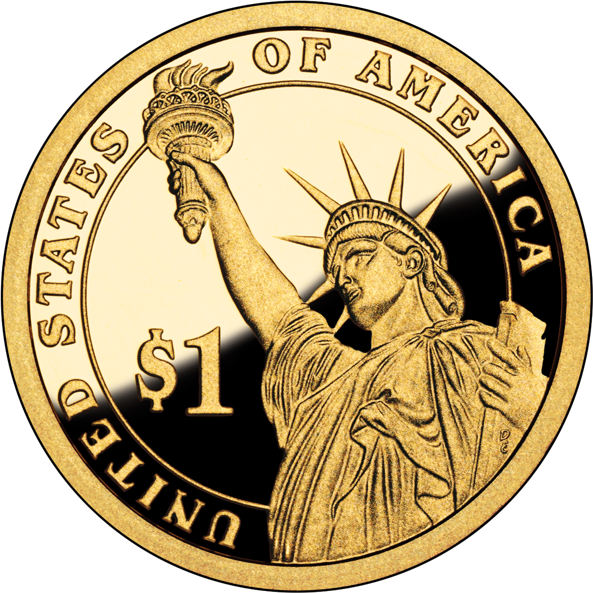 Presidential $1 Reverse Clipart (1183x1183), Png Download