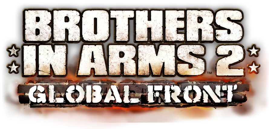 The - Brothers In Arms 2 Logo Clipart (889x426), Png Download