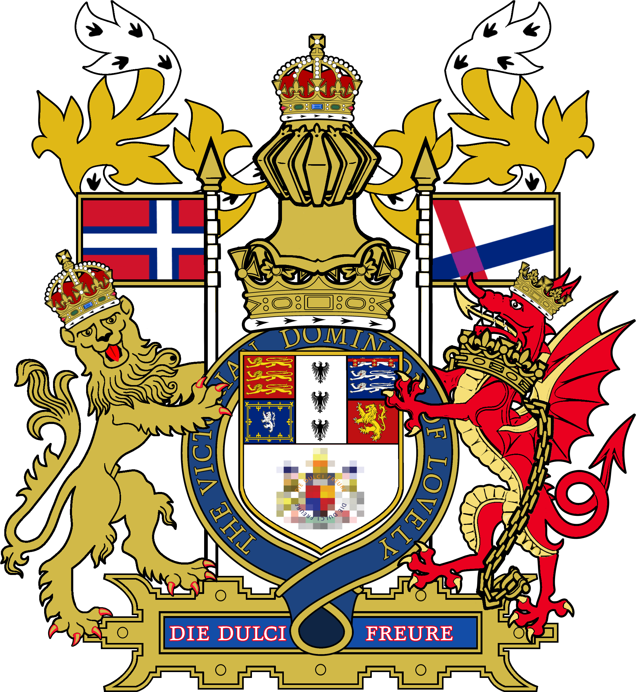 State Arms Of Lovely Clipart (2089x2271), Png Download