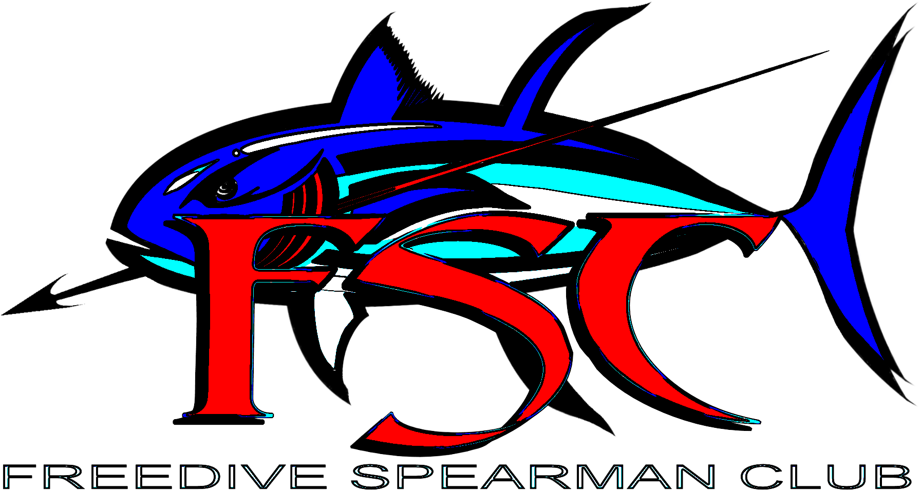 Spear Fishing Hot Clipart (1885x974), Png Download