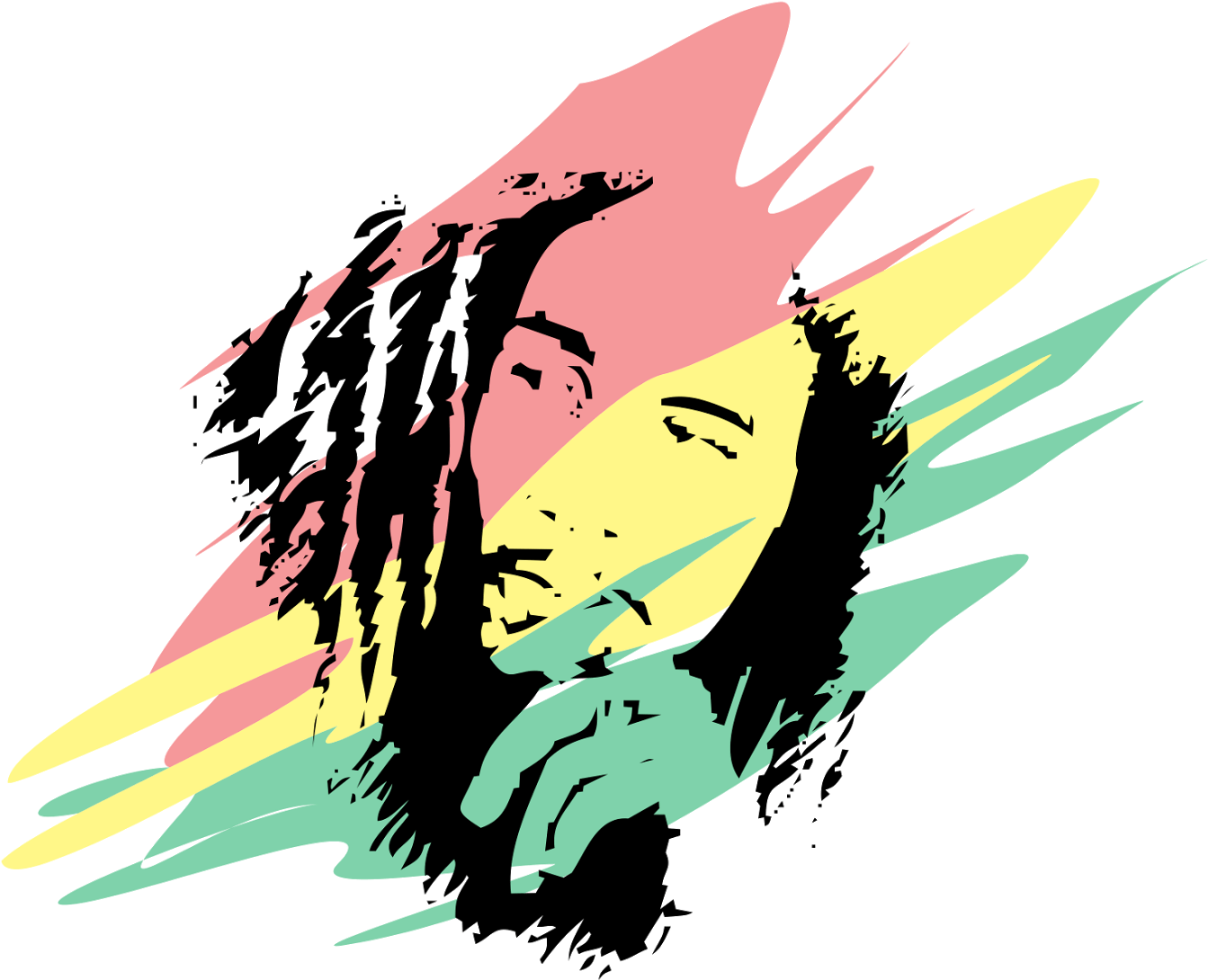 Bob Marley Clip Art - Png Download (1600x1136), Png Download