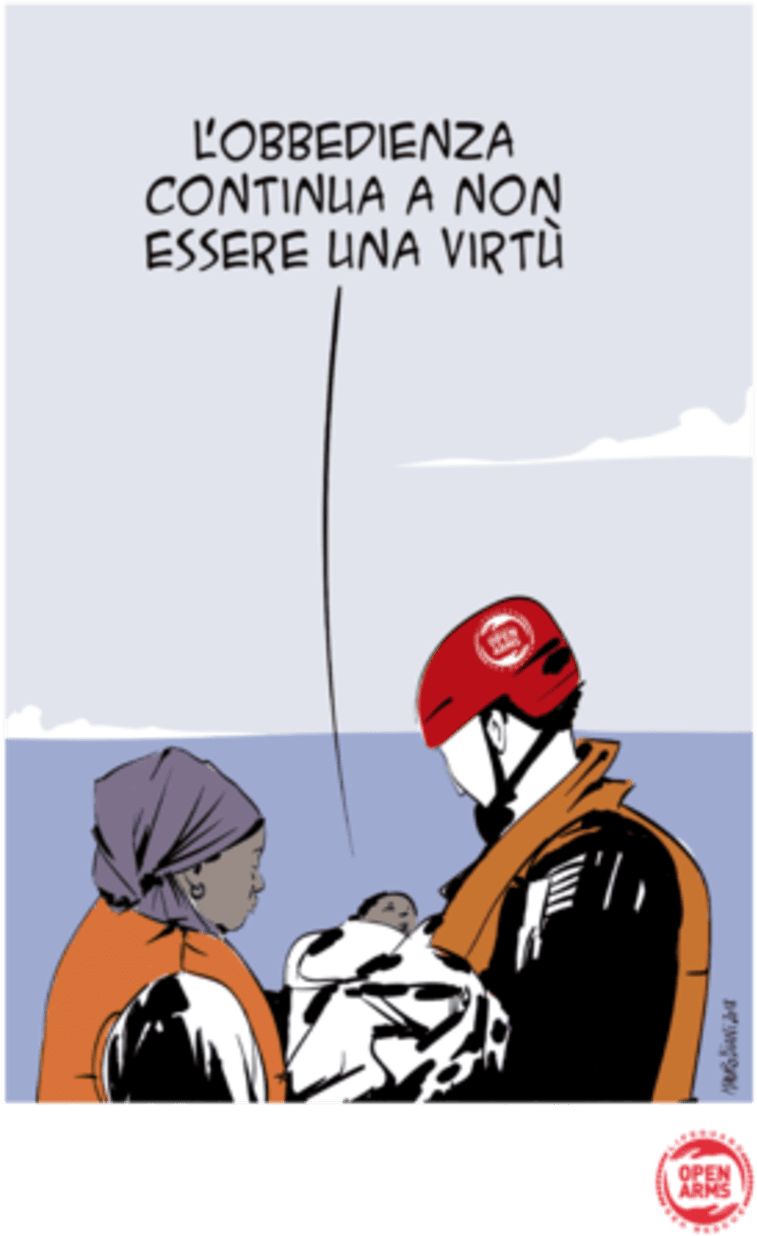 Open Arms Italia Non Profit - Poster Clipart (1024x1505), Png Download