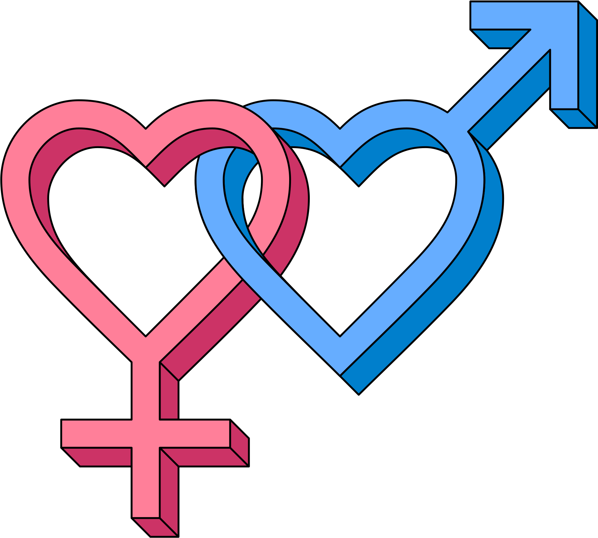 Open - Gender Clipart - Png Download (2000x1791), Png Download