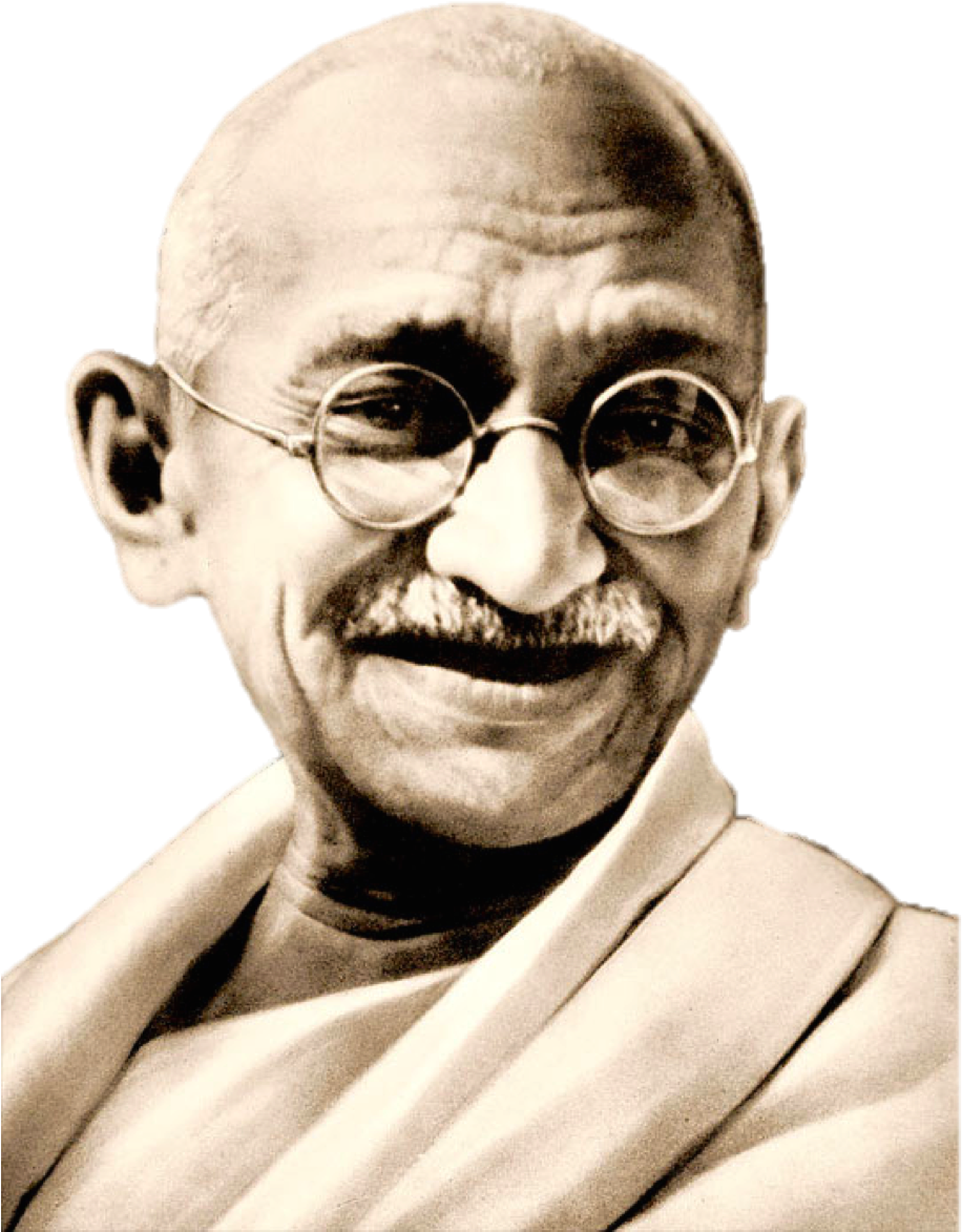 Mahatma Gandhi Free Png Image - Mahatma Gandhi Clipart (921x1195), Png Download