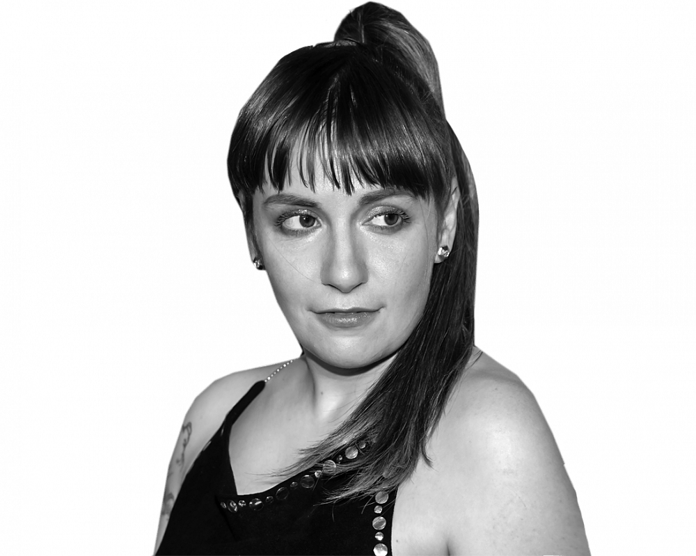 Lena Dunham Apologizes For Defending Former “girls” - Lena Dunham Face Png Clipart (1000x799), Png Download