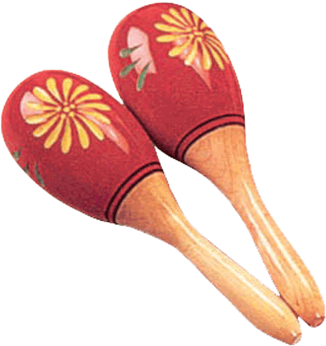 Powerbeat Ed452 Wooden Oval Shape Maracas - Shaker Clipart (666x518), Png Download