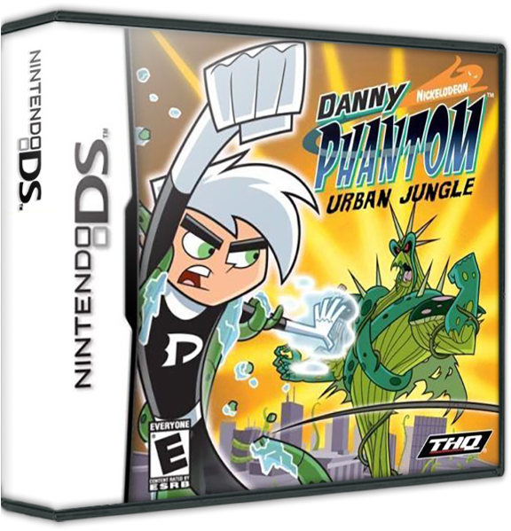 Danny Phantom Urban Jungle [nintendo Ds Game] , Clipart (576x599), Png Download