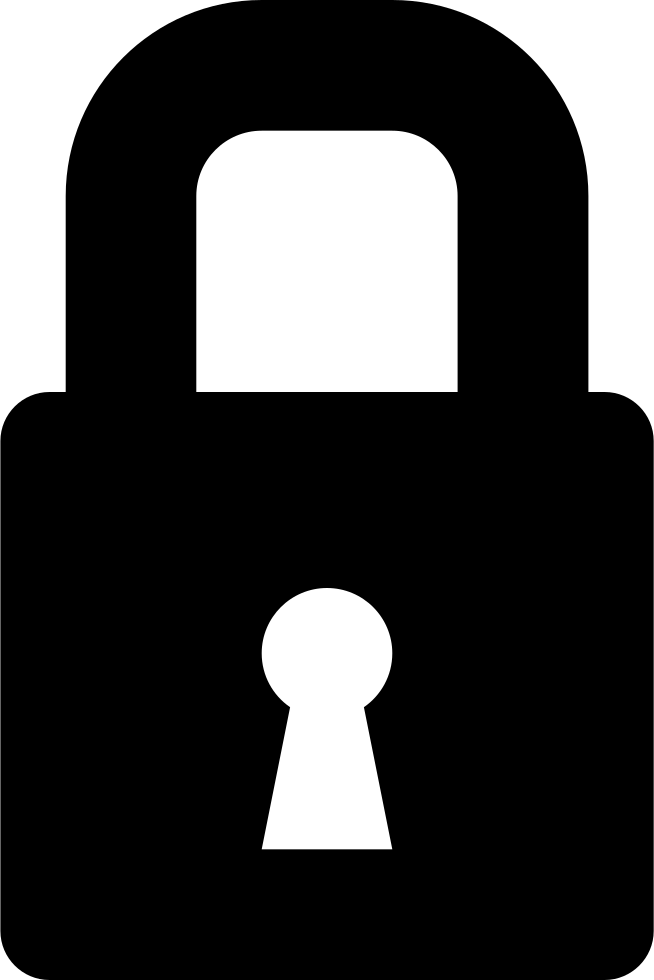 Png File Svg - Vector Padlock Icon Clipart (654x980), Png Download