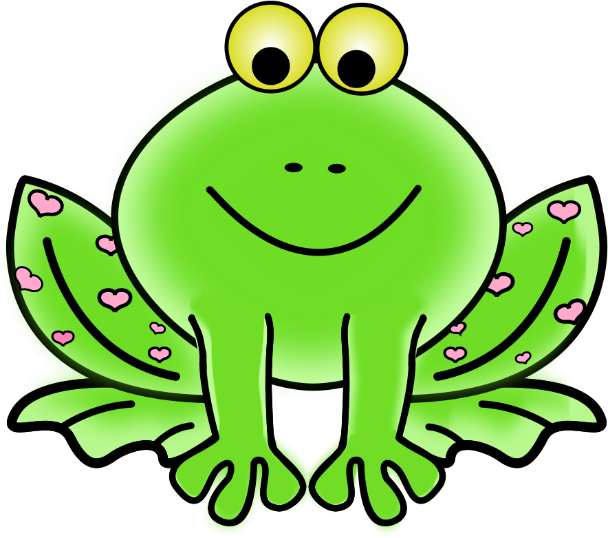 Frog Clipart On Clip Art Superhero And Scrapbooking - Frog Free Clip Art - Png Download (900x783), Png Download