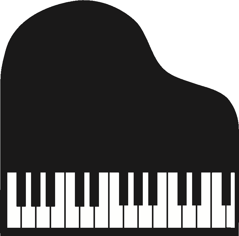 Input Grand Piano 27 Keys Clipart (785x773), Png Download