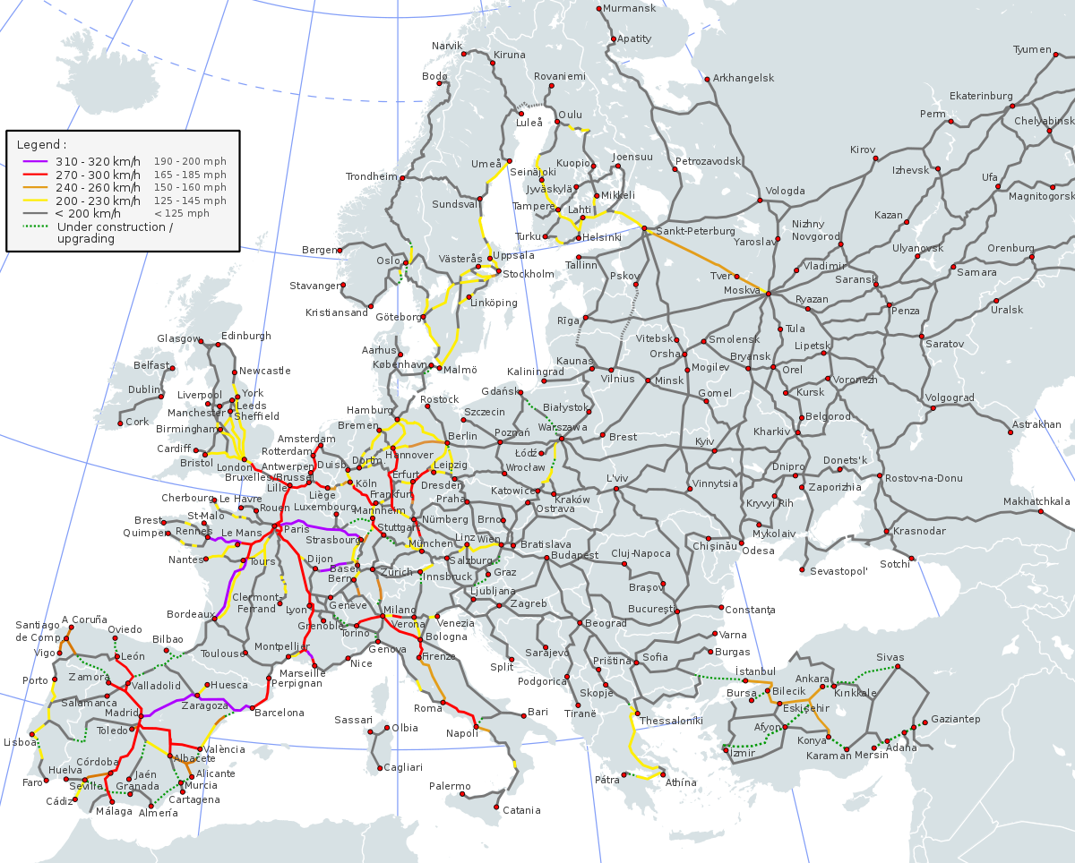High Speed Trains Europe Clipart (1200x964), Png Download
