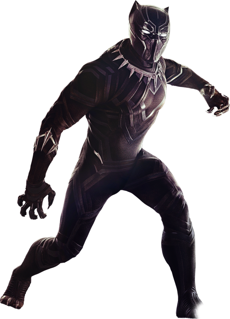 Png Pantera Negra - Black Panther No Background Clipart (760x1052), Png Download